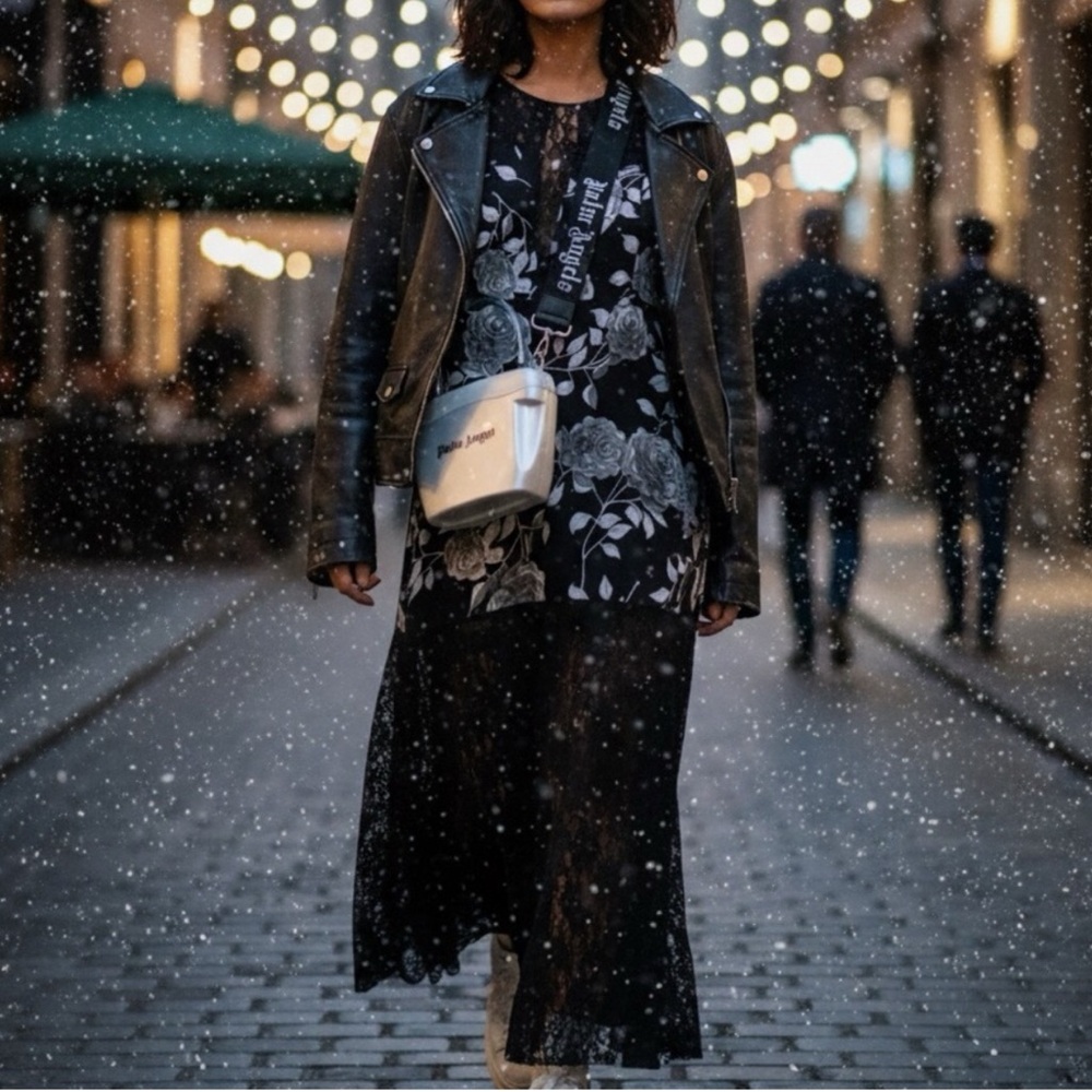 Reformation Floral Lace Dress